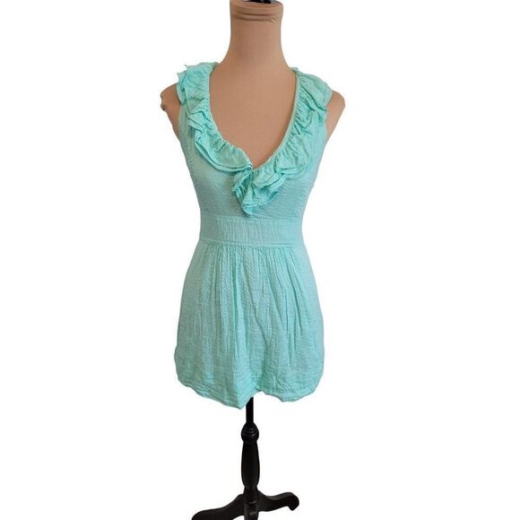Vineyard Vines Size 0 Collared Summer Dress in Mint Green - Picture 1 of 8